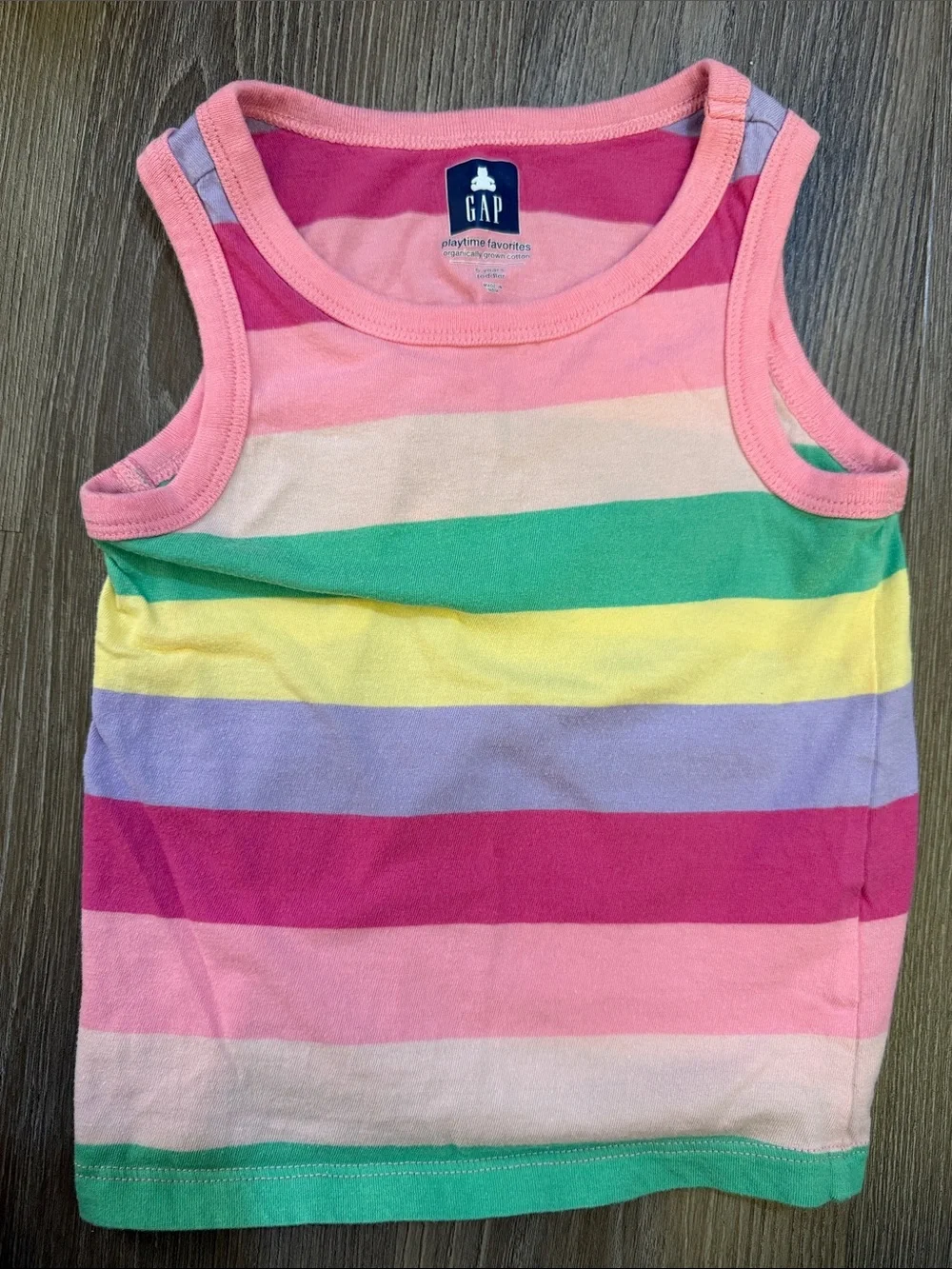 GAP Kids 3-pack | Girls Organic Cotton Sleeveless Tank Tops size 5T